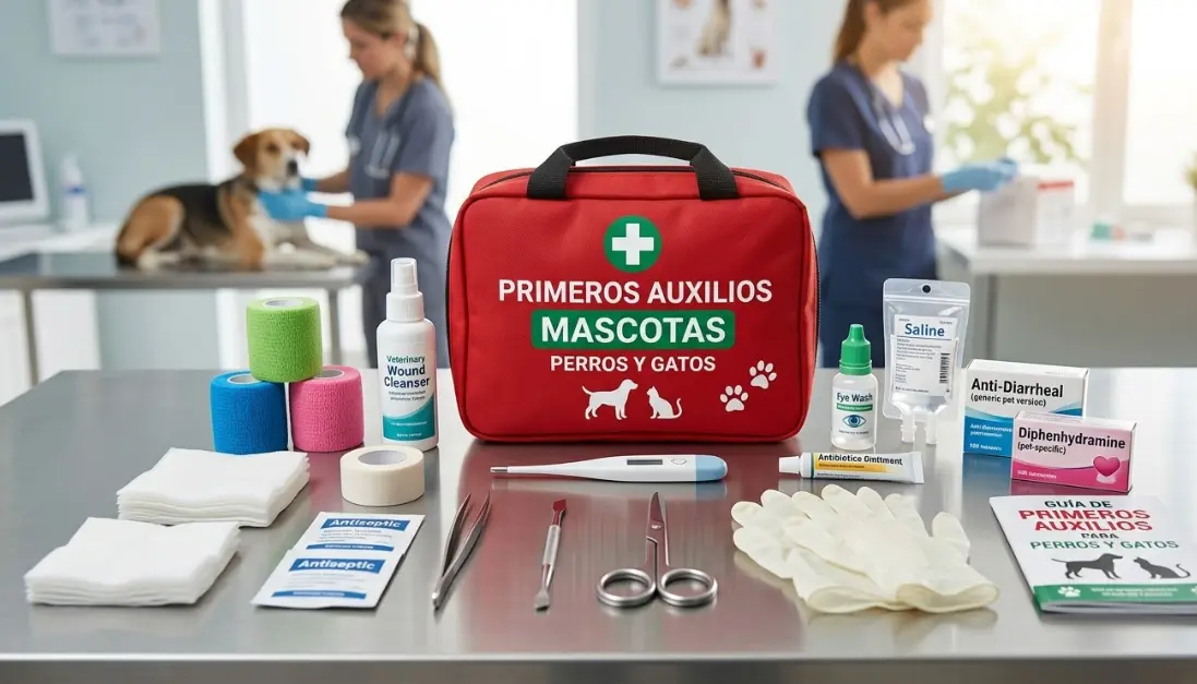 Botiquín de Primeros Auxilios para Mascotas: Qué Tener Siempre en Casa
