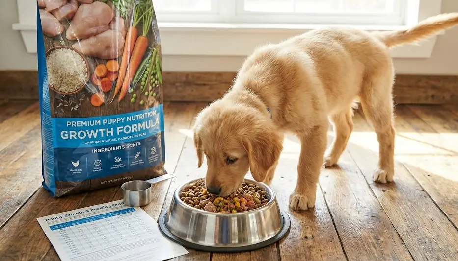 Alimentación para Cachorros: El Equilibrio de Calcio y Fósforo que Evita Deformidades