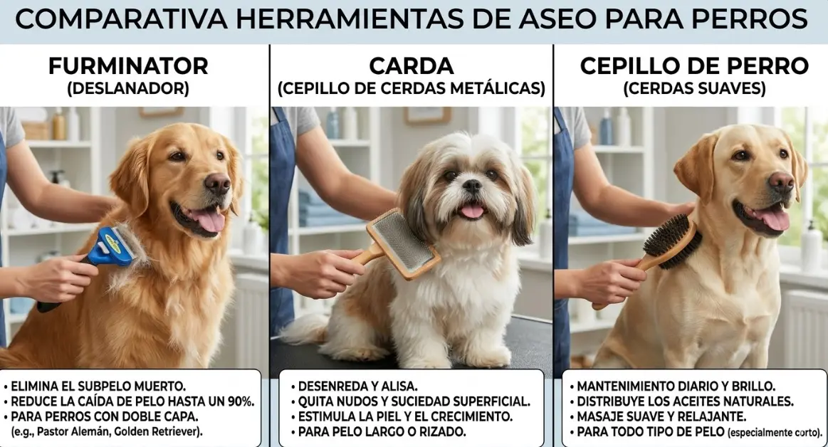 Furminator vs. Cardas Tradicionales: El Cepillo Definitivo Contra el Pelo Suelto