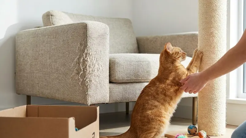 Adiós Sofá Roto: Guía Definitiva de Rascadores para Gatos (Tipos y Trucos)