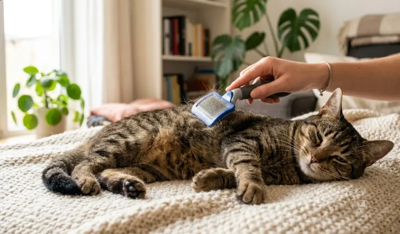 Cepillado en Gatos: El Arma Secreta contra las Bolas de Pelo y Vómitos