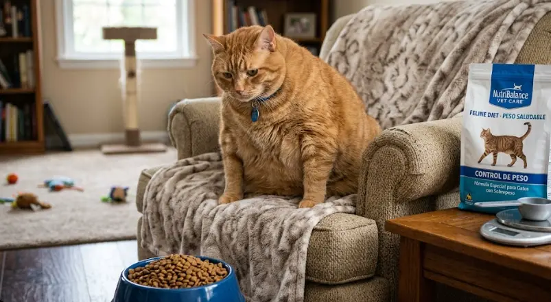 Obesidad en Gatos: Cómo Poner a Dieta a tu Felino sin que te Odie (Guía 2026)