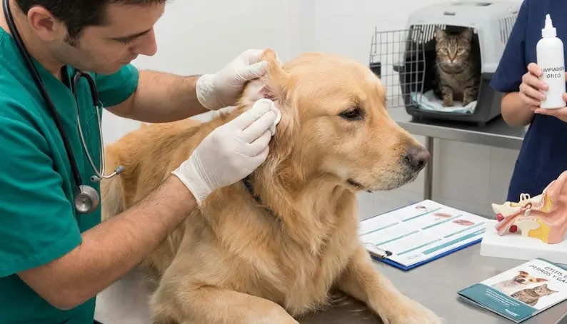 Otitis en Perros y Gatos: Cómo detectar y limpiar una infección de oído rápidamente