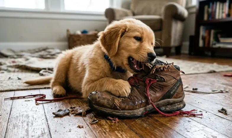 Perros Destructivos: Por Qué Rompen Muebles o Zapatos y el Método Definitivo para Evitarlo
