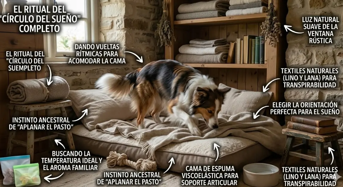 ¿Por Qué los Perros Dan Vueltas Antes de Tumbarse? 3 Razones Biológicas