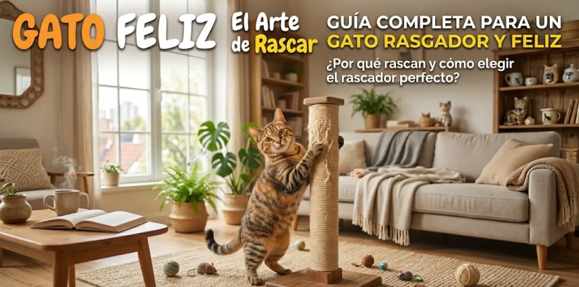 Adiós al Sofá Destrozado: Cómo Redirigir los Arañazos de tu Gato al Rascador (Guía Definitiva)
