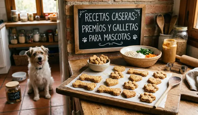 Recetas Caseras de Premios para Mascotas: Galletas Saludables para Perros y Gatos (2026)