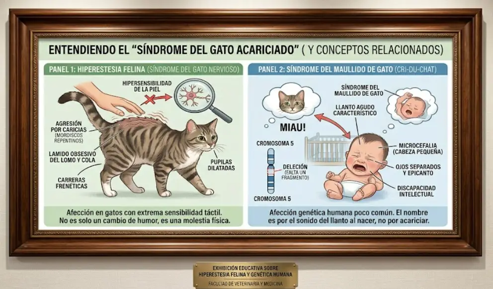 El síndrome del gato acariciado: por qué tu gato te muerde cuando lo acaricias